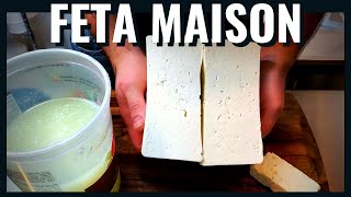 Comment faire du Fromage FETA fait maison Recette de saumure BONUS [upl. by Shannen245]