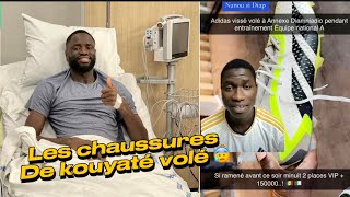 Incroyable les chaussures de Cheikhou kouyaté voler  150000 kouka indi [upl. by Yenittirb]