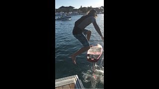 Hyrdofoil  how to dock start wake surf thieve [upl. by Maure504]