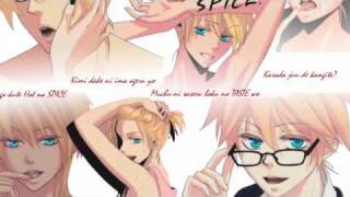 Spice off Vocalkaraoke  Len Kagamine mp3 and Lyrics VOCALOID [upl. by Rudie]