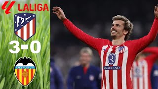 Atletico Madrid vs Valencia 30 Spain La Liga 20242025 [upl. by Lail226]