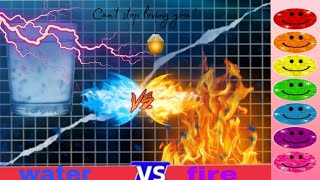 water vs fire craziest experiment how to win challenge 😈😈 [upl. by Season]