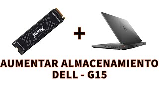 Laptop Dell G15 5530  Aumentar Almacenamiento [upl. by Yahsal]