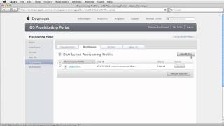 iOS Creating an Ad Hoc Provisioning Profile and Distribution Certificate [upl. by Akemed]