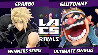 LACS Rivals TOP 8  Spargo Cloud Vs Glutonny Wario Smash Ultimate  SSBU [upl. by Ivatts]