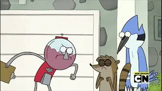 Rigby Punches Benson High Quality Meme Recreation [upl. by Ikiv]