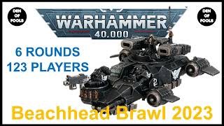 40K  Tournament Spotlight  Beachhead Brawl 2023  Results Win Rates ALL STATS [upl. by Cave969]