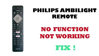 PHILIPS AMBILIGHT REMOTE REPAIR [upl. by Mirilla]