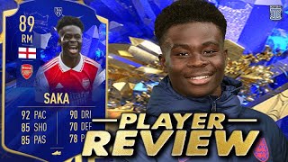 89 TOTY HONOURABLE MENTIONS SAKA PLAYER REVIEW TEAM OF THE YEAR  FIFA 23 ULTIMATE TEAM [upl. by Lipman62]