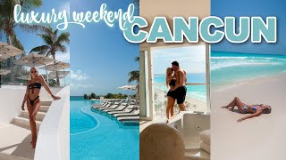 LUXURY WEEKEND IN CANCUN adults only all inclusive insane spa day best vacation [upl. by Vtarj]