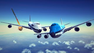 Midair Collisions and Emergency Landings  Besiege [upl. by Heins]