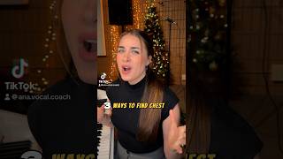 How to find chest voice  vocaltrainer singingstyle pov cover vocalteacher singingtechnique [upl. by Anyr250]