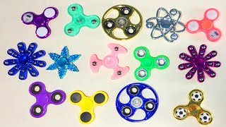 Huge Fidget Spinner Collection Fidget Spinner Compilation Fidget Spinner Unboxing [upl. by Odraude]