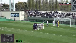 関東大学サッカー2017リーグ戦前期第1節、明治大学vs順天堂大学 [upl. by Rawdan191]