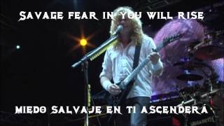 Megadeth  She Wolf Subtitulos Español y Lyrics [upl. by Akemrej776]