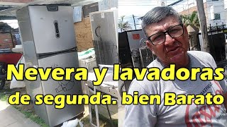 Venta de Refrigeradoras y labadora de segunda Mano bien Barato [upl. by Elleneg]