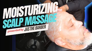 SCALP MASSAGE AFTER A SHAVE JASTHEBARBER [upl. by Gerdeen]