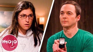 Top 10 Memorable Amy amp Sheldon Moments [upl. by Lodhia]