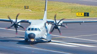 REJECTED TAKEOFF CASA C295 Portugal Air Force at Madeira Airport [upl. by Ijar597]