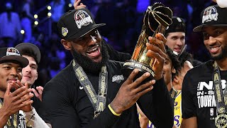 The Lakers FULL Trophy Presentation amp LeBron MVP Speech 🏆 [upl. by Edan]