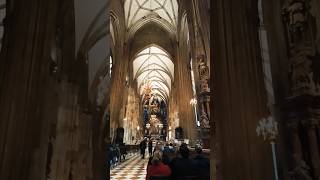 Stephansdom Wien duomo di Santo Stefano a Vienna navata centrale e volte viaggio travel [upl. by Hadwyn]