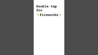 Double tap for ✨ fireworks stars [upl. by Lishe]