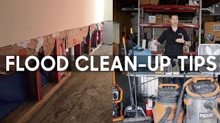 Flood Cleanup  5 Steps Including Mold Control [upl. by Hyps]