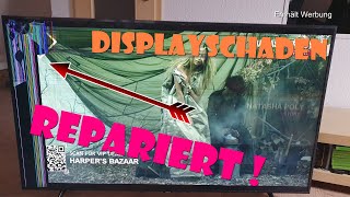 TV repair  Displayschaden  reparatur gebrochenes LCD  Display Replacement Smart Tv [upl. by Bertilla]