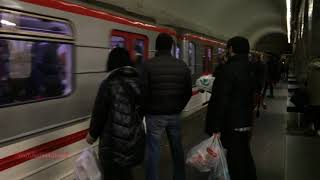 Tbilisi MetroMarjanishvili metro stationمحطة مارجانيشفيلي  مترو تبليسي [upl. by Eissirc]