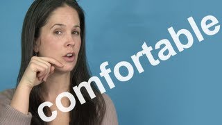 How to Pronounce COMFORTABLE  AMERICAN ENGLISH PRONUNCIATION [upl. by Kenison]