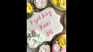 Lets Make Royal Icing Roses [upl. by Acinomed]