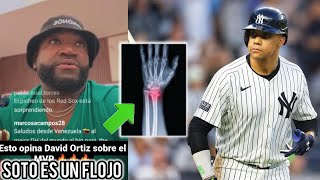 David Ortiz Habla de La Lesión De Juan Soto y Dice Que Poreso Está Sobrevalorado No Cuesta Millones [upl. by Hanny925]