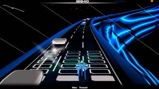 Audiosurf  Moby  Thousand  Wadimich  1000 BPM [upl. by Dyrrej]