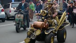 THAMES  STEAMPUNK FESTIVAL PARADE [upl. by Ginnie911]