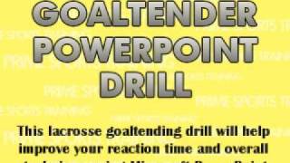 PowerPoint Drill  Lacrosse Goaltenders [upl. by Lennahc]