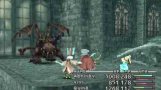 Final Fantasy 9 battle gameplay on Psxfin [upl. by Belle46]