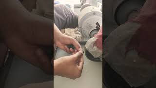 How to cut nephrite stone amp make bead [upl. by Cecily234]