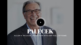 Allan Palecek induction into AHF hall of fame 2021 [upl. by Enenaj642]