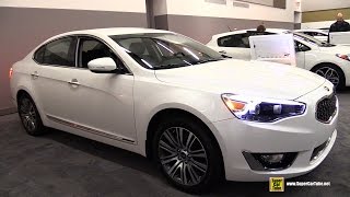 2015 KIA Cadenza  Exterior and Interior Walkaround  2015 Ottawa Gatineau Auto Show [upl. by Alcina219]