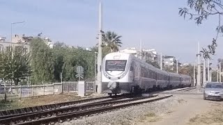 tcdd Selçuk part 548 tehirli tren MT 15414 ile MT 15417 ve izmirIsparta treni ve güzel kornalar [upl. by Yumuk]