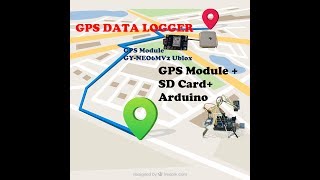 GPS module  Arduino Data LOGGER plot in GOOGLEMAP [upl. by Delacourt438]