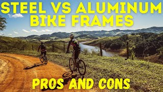 Steel Vs Aluminum Bike Frame Pros and Cons [upl. by Penthea186]