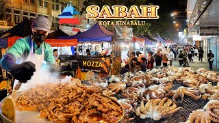 Sabahs MustVisit Gaya Street Night Market  Pasar Malam ApiApi Night Food Market Kota Kinabalu [upl. by Ongun]