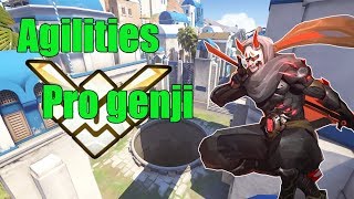 Genji Gameplay  Agilities Insane Genji  Overwatch Season 14 [upl. by Clay]