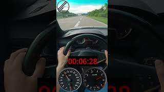 BMW 545i E60 44 V8 333 PS 0100 kmh Acceleration Test [upl. by Ellehcir]