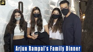 Arjun Rampals DAUGHTERS Maahika amp Myraa With His LIVEIN Partner GABRIELLA DEMETRIADES For Dinner [upl. by Yenroc]