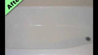 Fiberglass Bathtub Refinishing Video  Make your bath tub new again [upl. by Laurita]