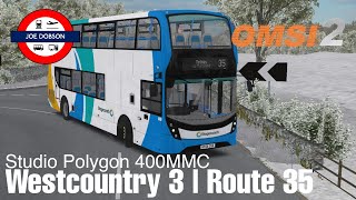 OMSI 2  Route 35  Studio Polygon 400MMC  Stagecoach [upl. by Thistle]