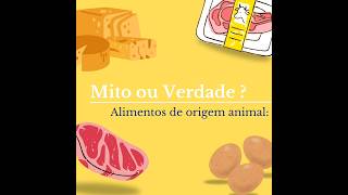 Mitos e Verdades sobre Produtos de Origem Animal 🐄 [upl. by Alyam]