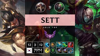 Sett Top vs Singed  KR Master Patch 1413 [upl. by Fernanda]